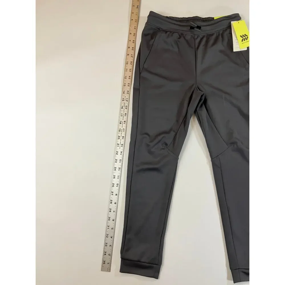 All in Motion Boys M 8/10 Gray Performance Jogger Pants Athletic NWT